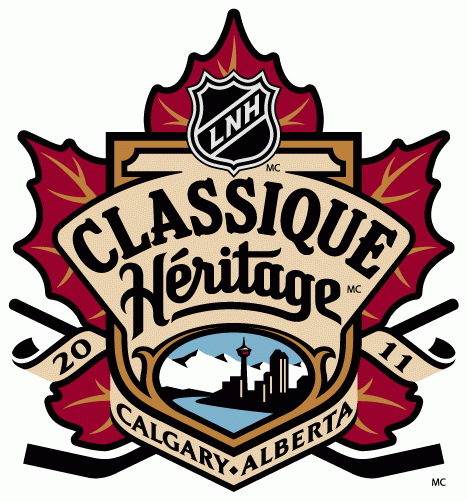 NHL Heritage Classic 2011 Alt. Language Logo iron on heat transfer
